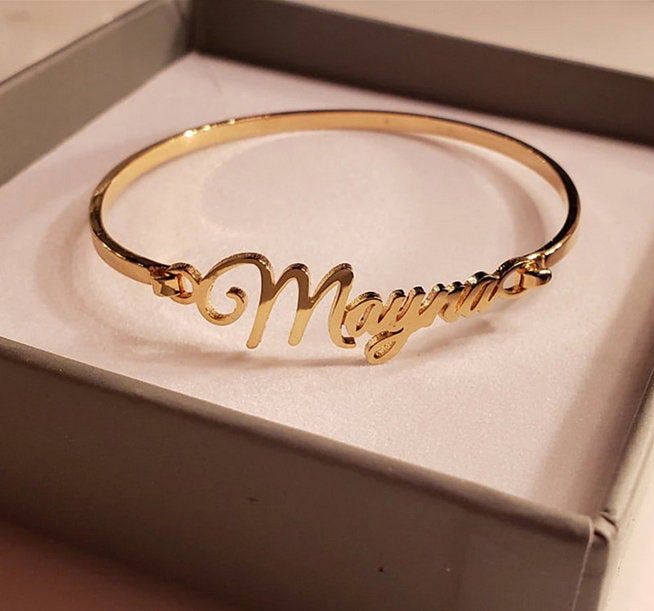 Custom Name Bracelet, Customized Bracelet, Minimalist Bracelet, Wedding Gift, Personalized Name Bracelet, Gift for her_